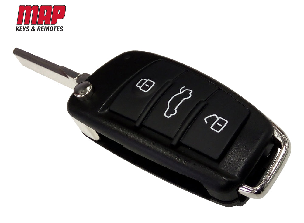 KF140 - REMOTE SHELL - AUDI 3 BUTTON
