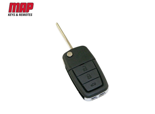 KF215 - REMOTE SHELL & BUTTON  - HOLDEN VE 3 BUTTON