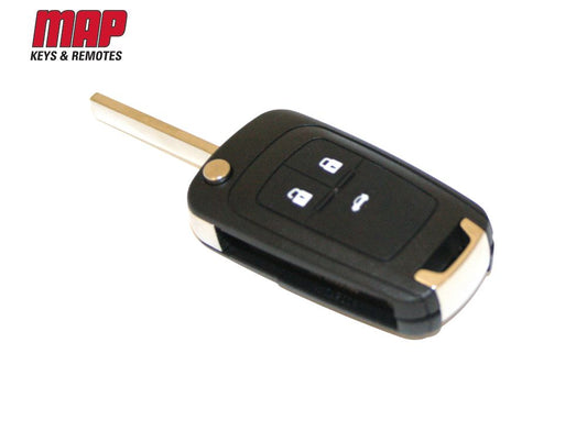 KF240 - REMOTE SHELL & BUTTON - HOLDEN 3 BUTTON
